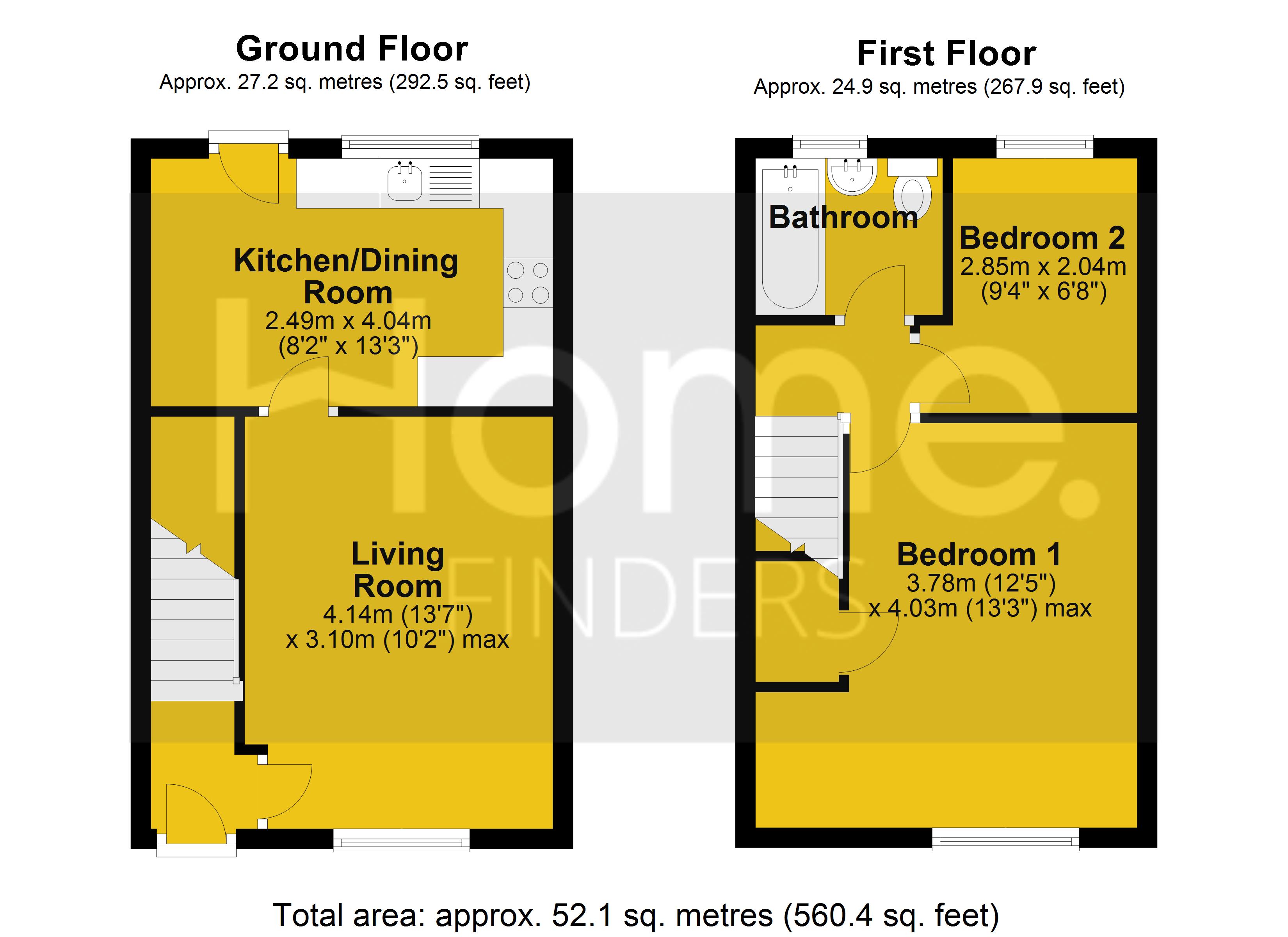 Marjoram Close, Haydon Wick, Swindon, Wiltshire SN2, 2 bedroom end