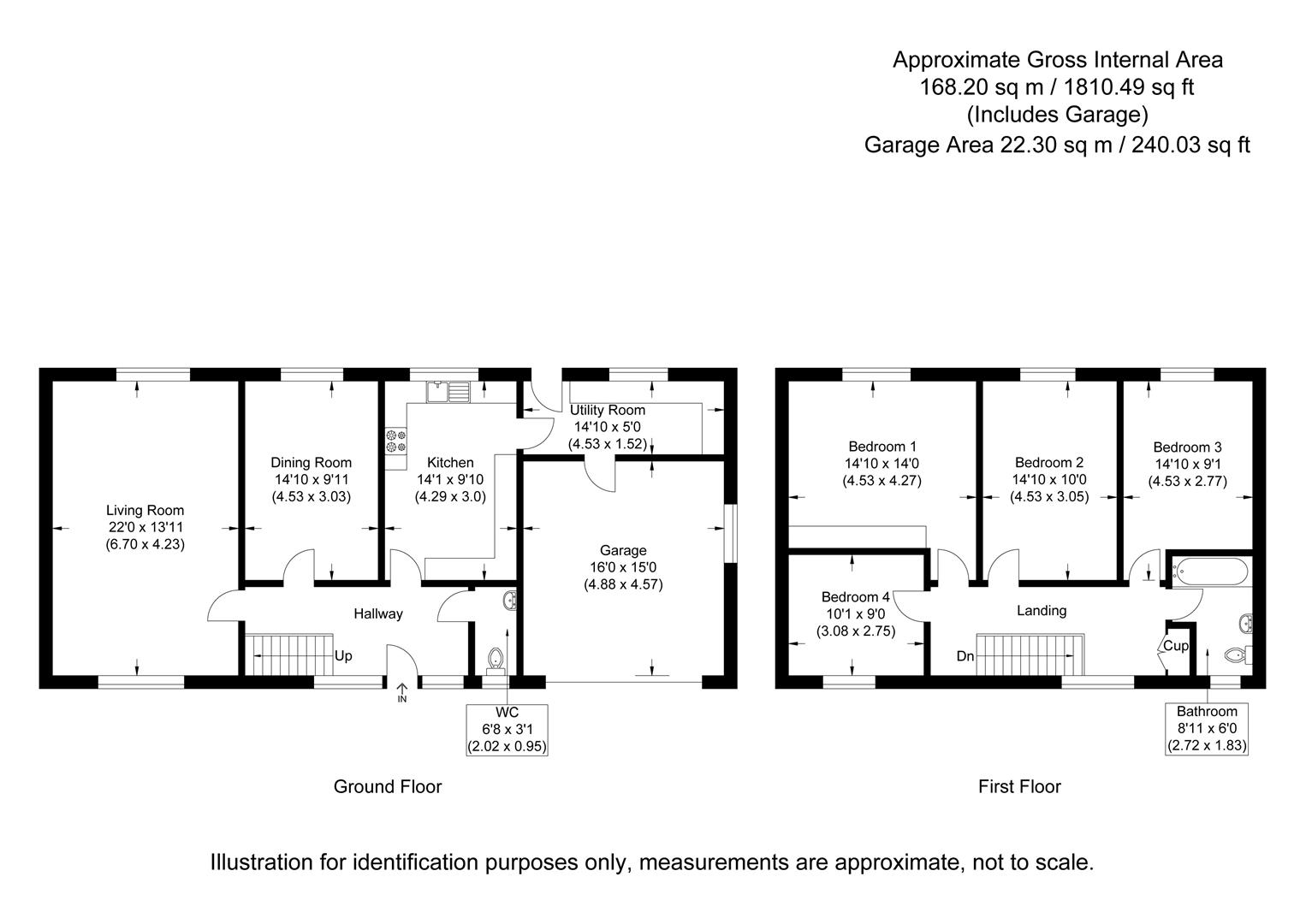 Carihuela, 15, East End, Ulceby floorplan