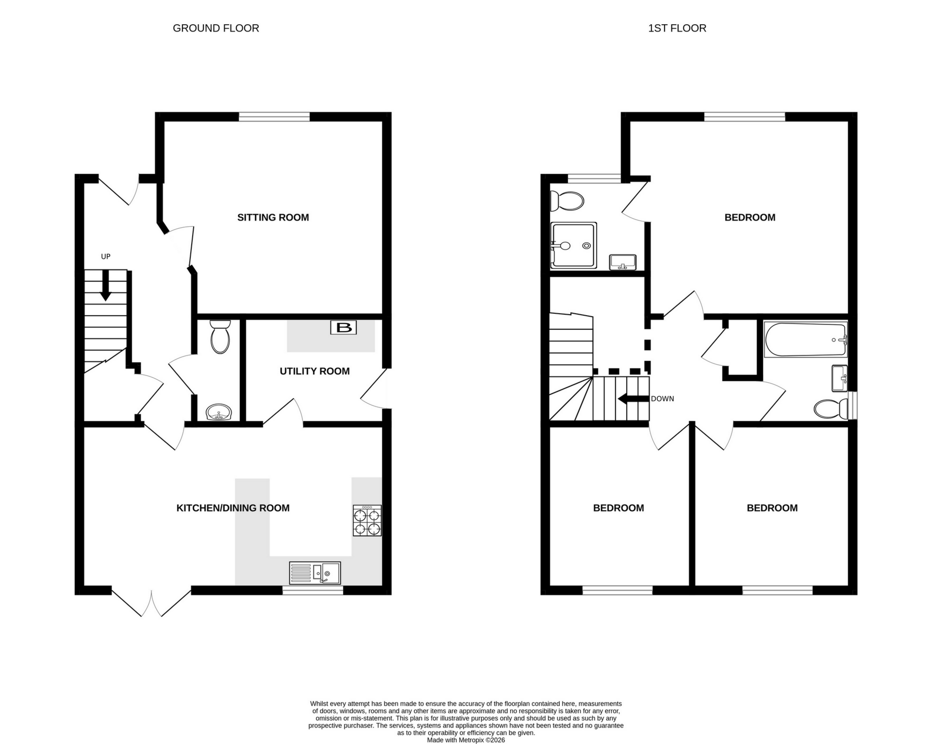 37, Cornfield Row, Deal floorplan