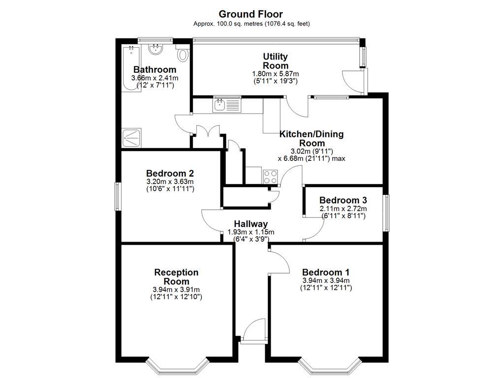 30, Woodplumpton Lane, Preston floorplan