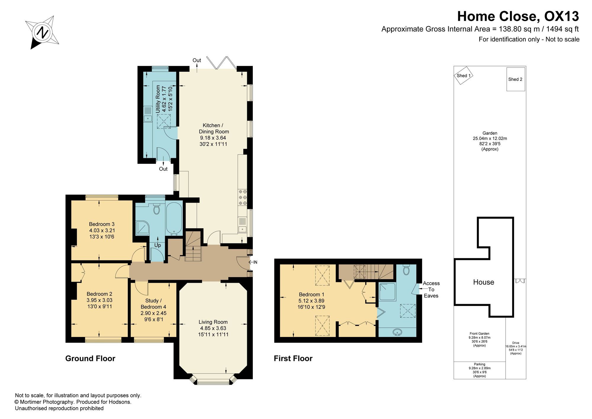 14 Home Close, Abingdon floorplan