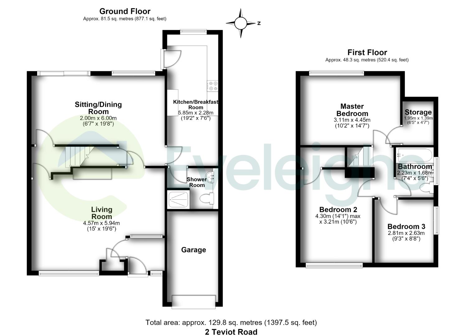 2, Teviot Road, Bristol floorplan