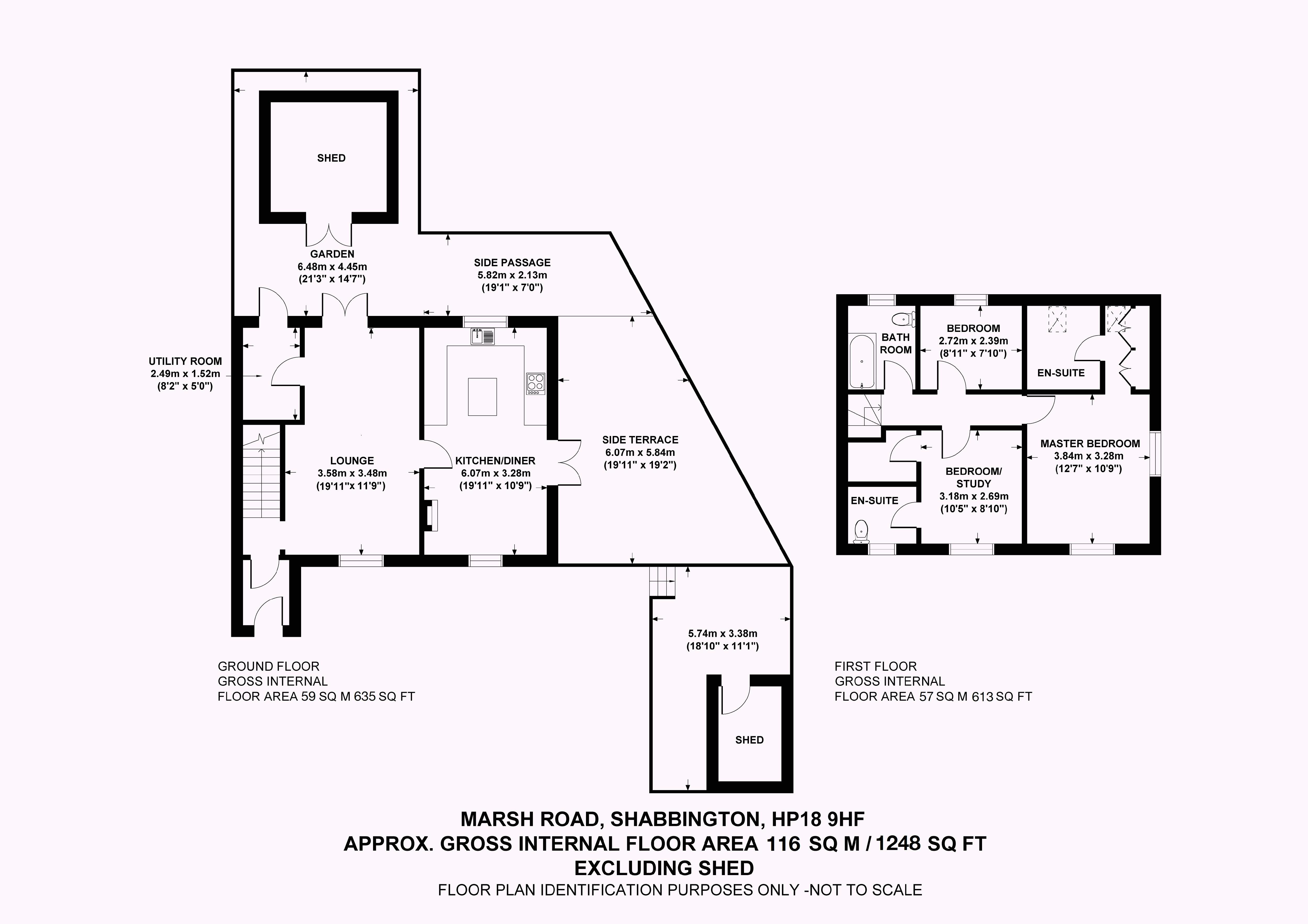 3 Bedrooms Semi-detached house for sale in Marsh Road, Shabbington, Aylesbury HP18