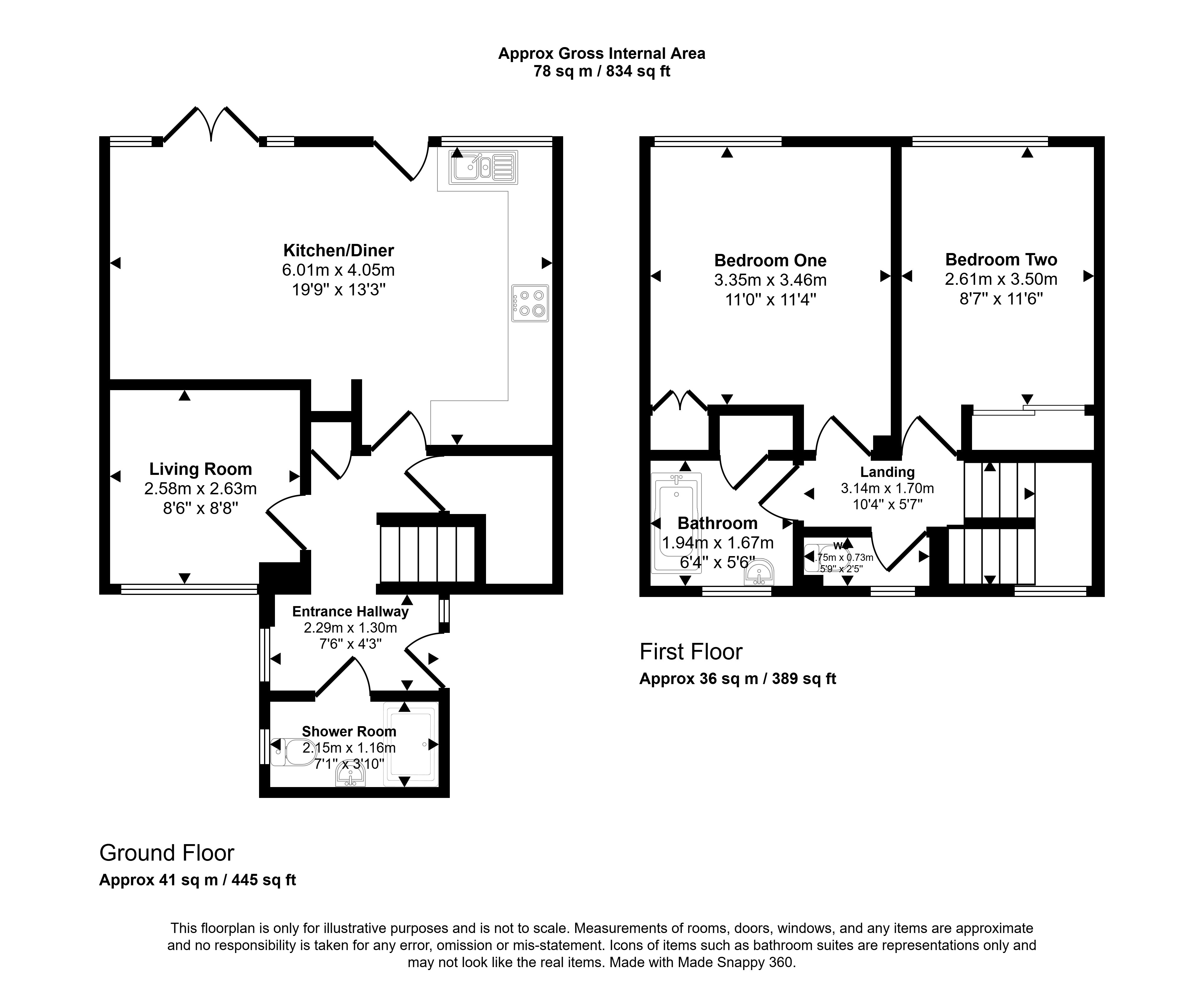 Shakespeare Rise, Rhydyfelin Pontypridd floorplan