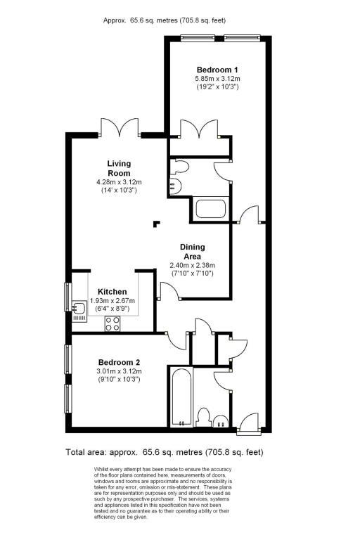2 Bedrooms Flat to rent in Mill Cleave, West Byfleet KT14