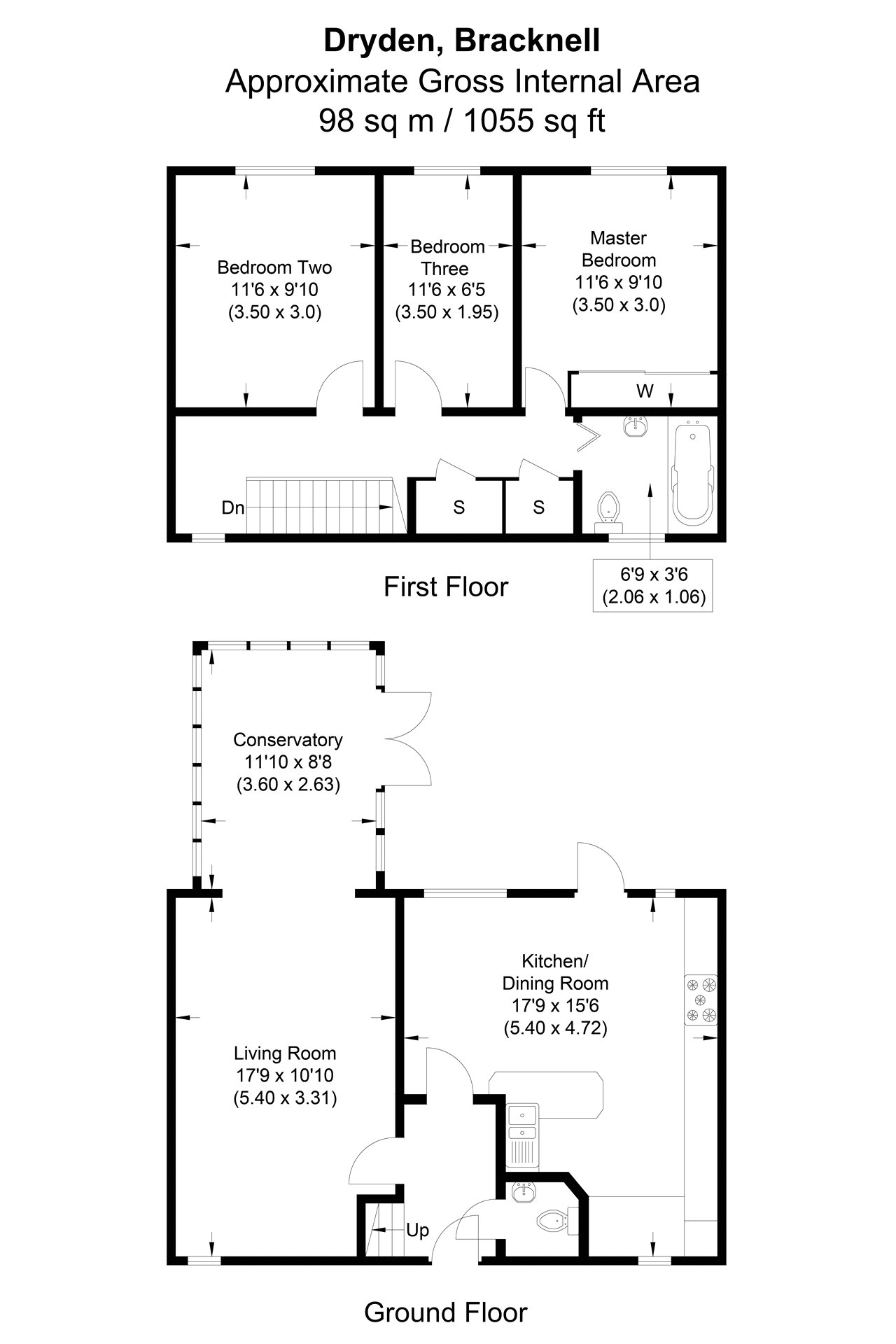 3 Bedrooms End terrace house for sale in Dryden, Bracknell, Berkshire RG12