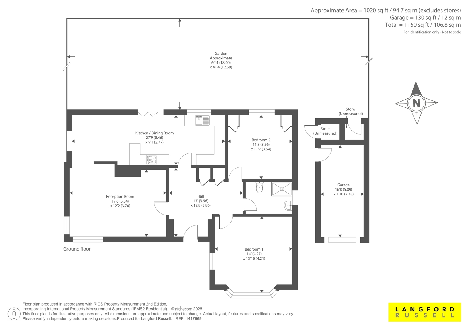 94, Worlds End Lane, Orpington floorplan