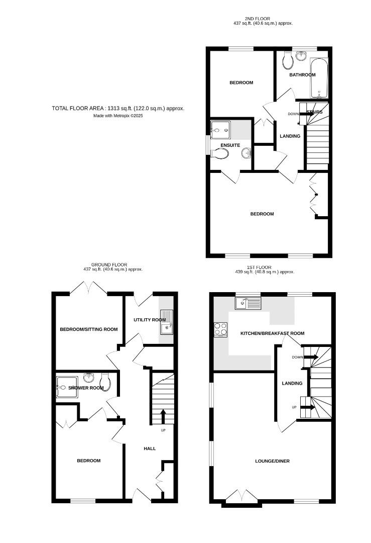 37 The Pastures, Brewers End, Bishop's Stortford floorplan