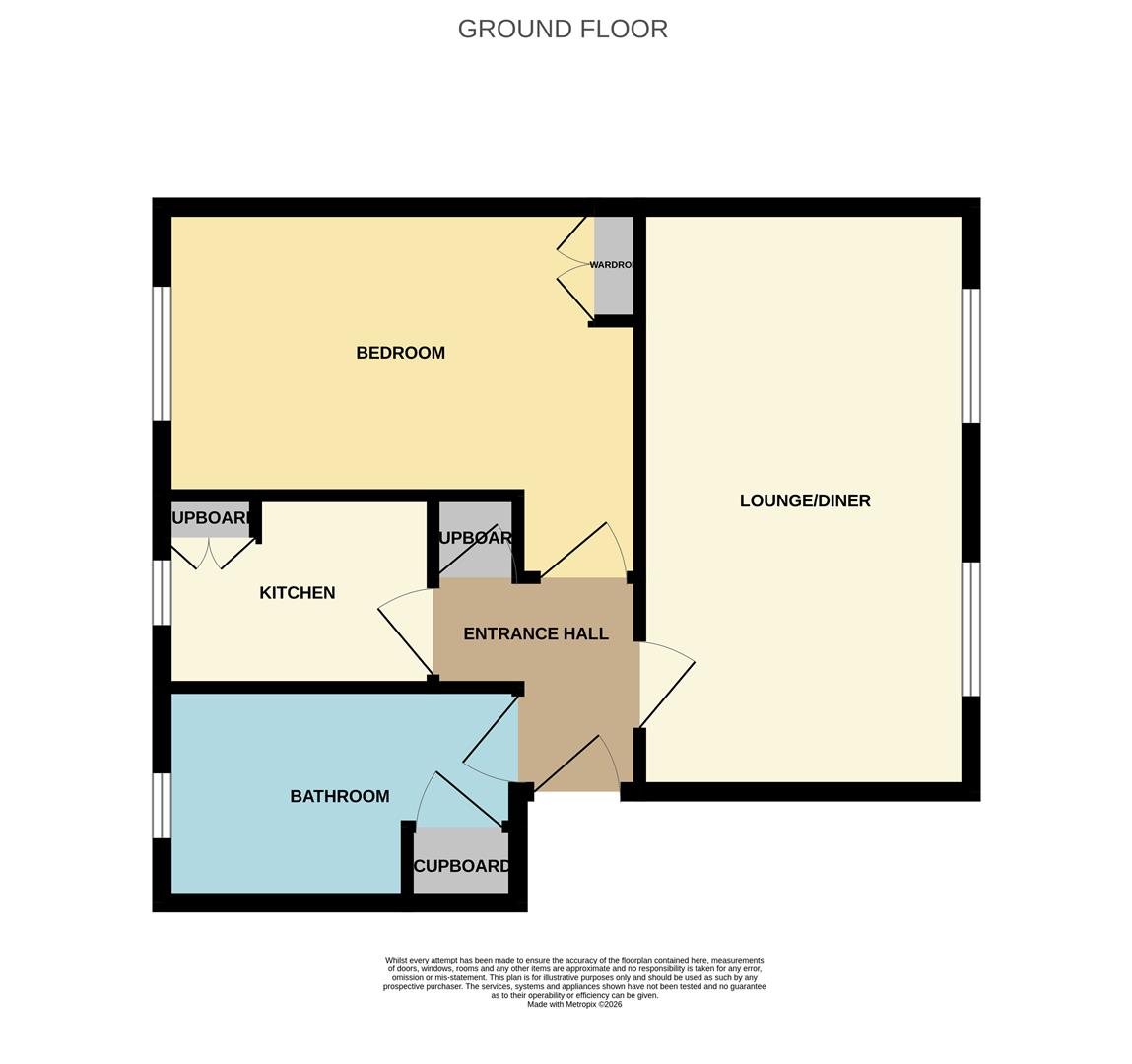 16, Eaton Court,, Worthing floorplan