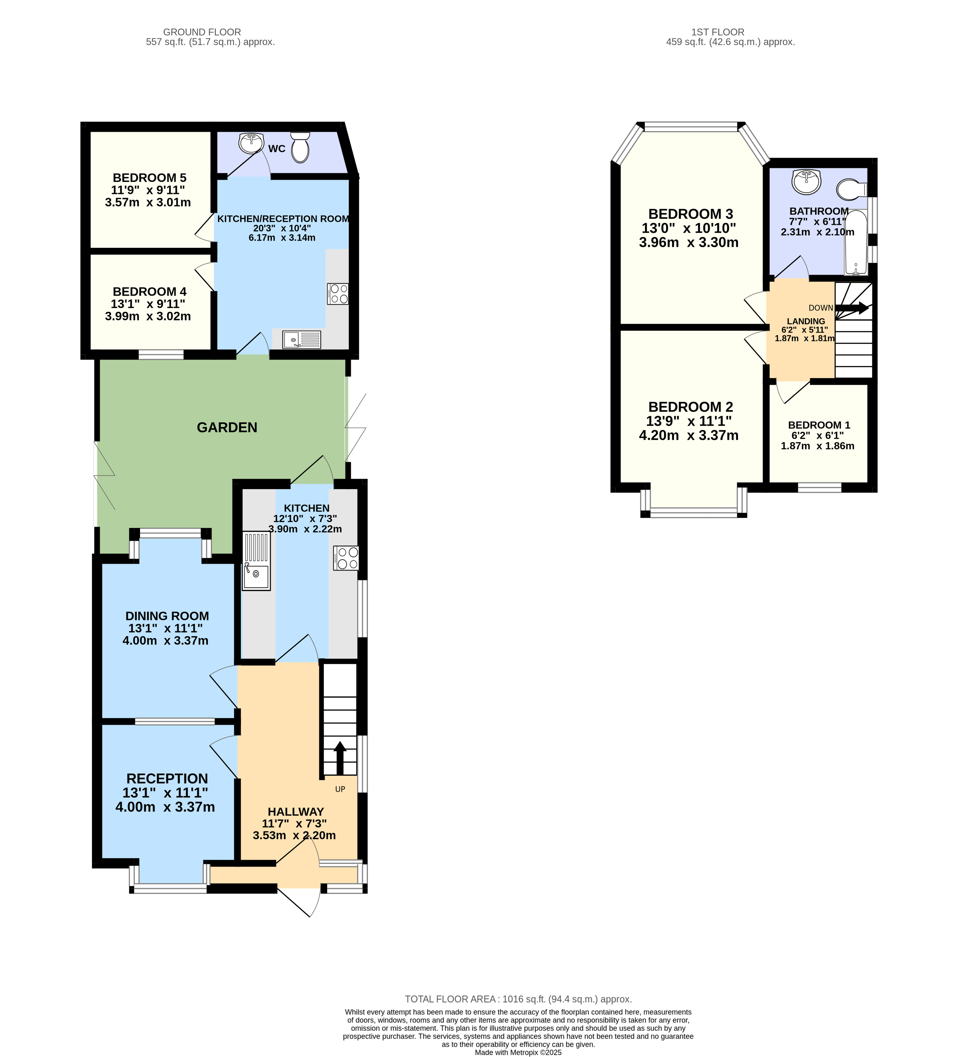 110, Burns Avenue, Southall floorplan