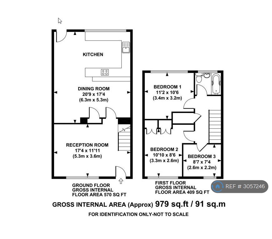 Carey Close, Aylesbury floorplan