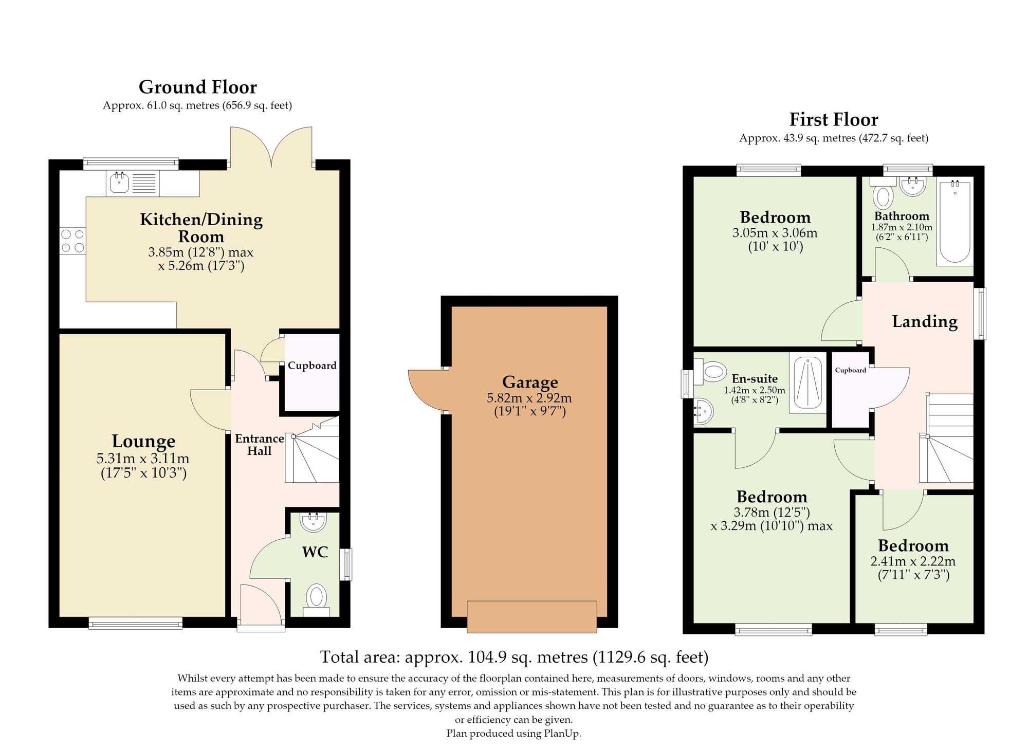 1 Wintergreen Way, Norwich floorplan
