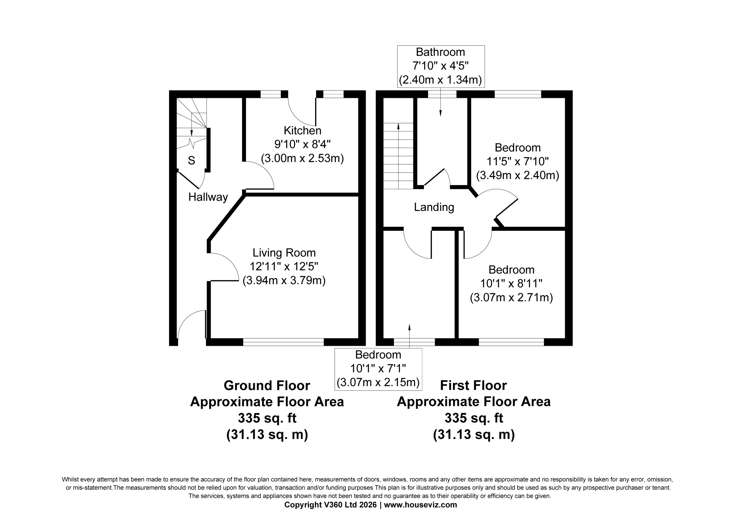 105 Goldbeaters Grove, Edgware floorplan