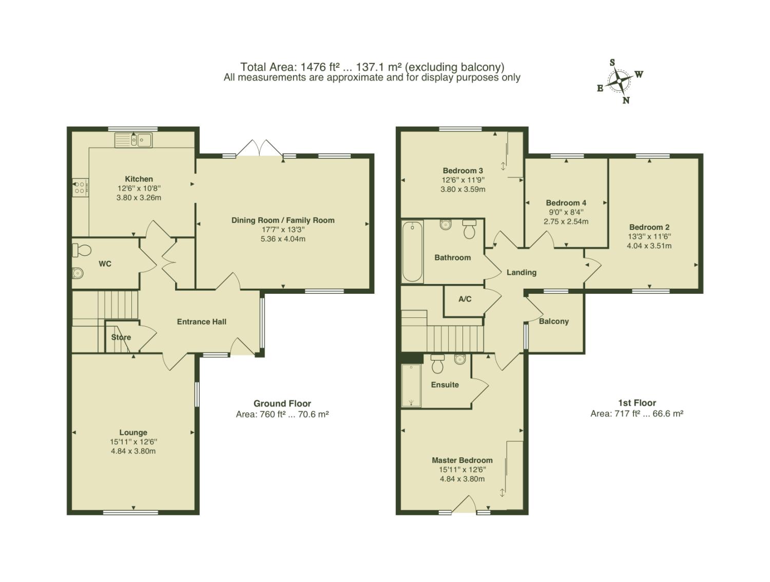 4 Bedrooms Detached house for sale in Aiken Grange, Oakgrove, Milton Keynes MK10