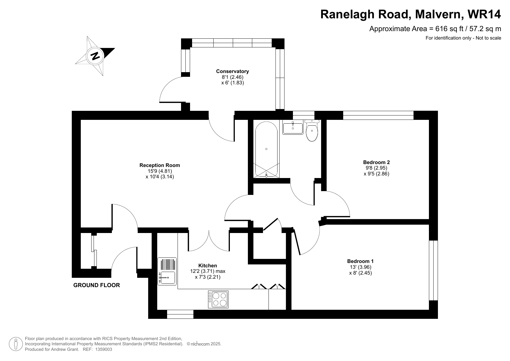 10, Brackenhurst, Malvern floorplan