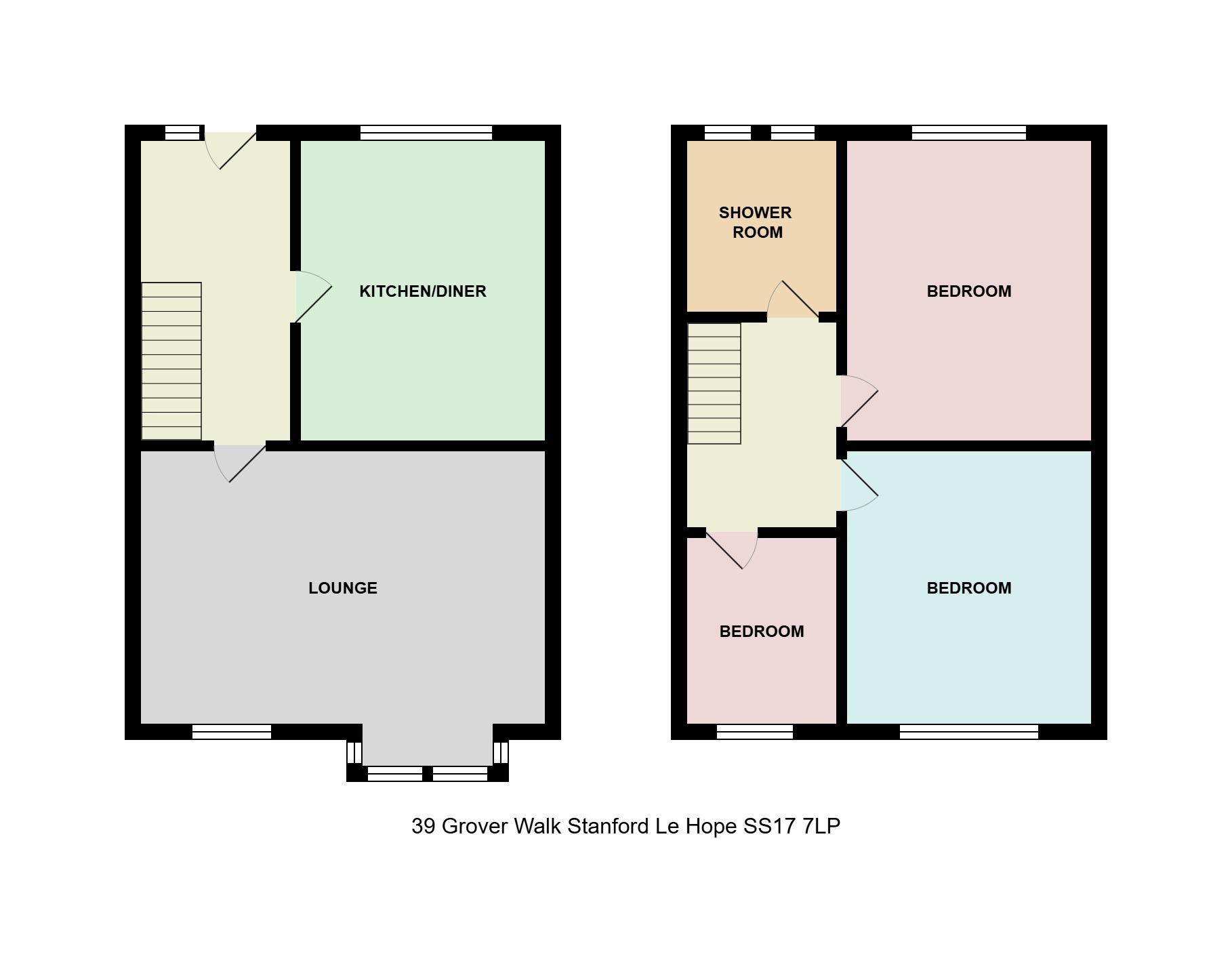 39, Grover Walk, Stanford Le Hope floorplan