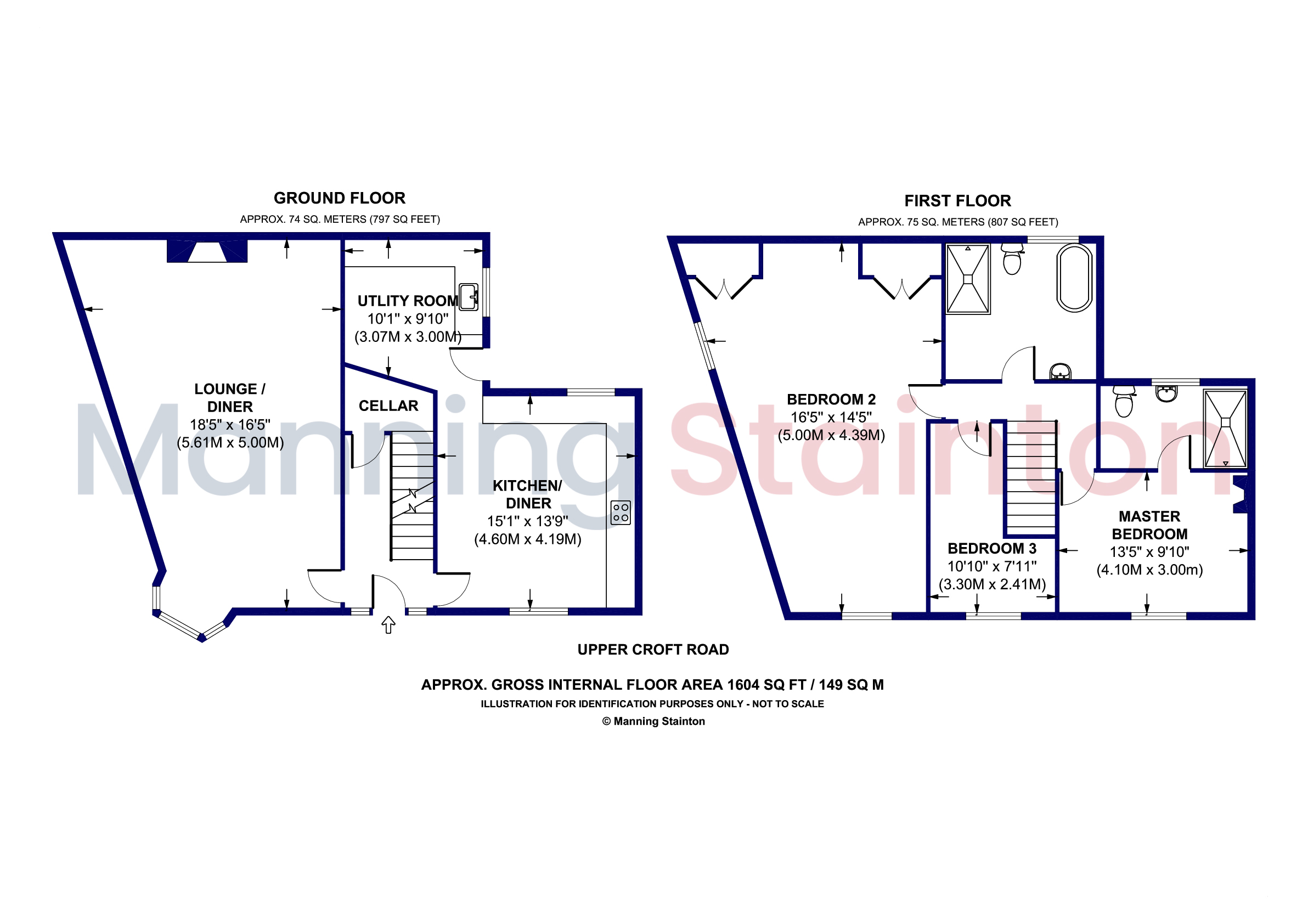 1, Upper Croft Road, West Yorkshire floorplan