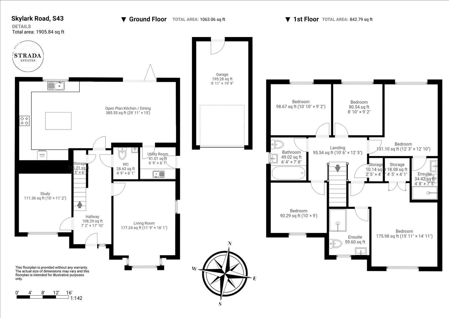 9, Skylark Road, Chesterfield floorplan