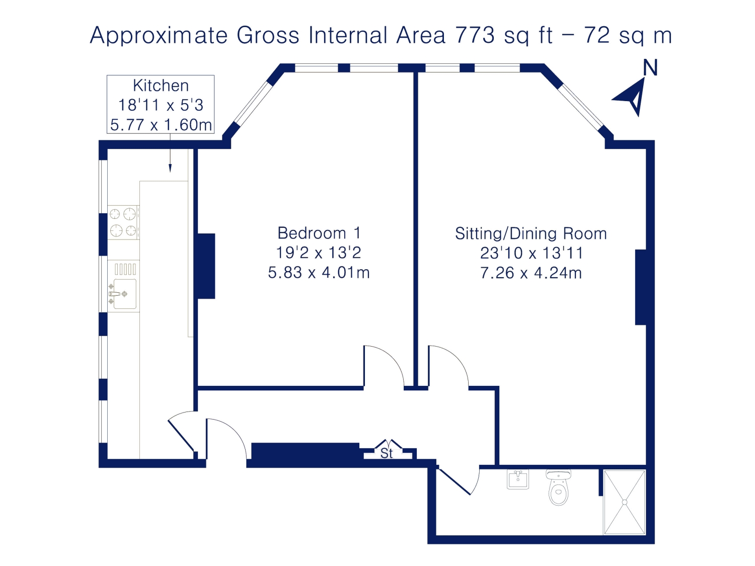 20 Bardwell Road, Oxford floorplan