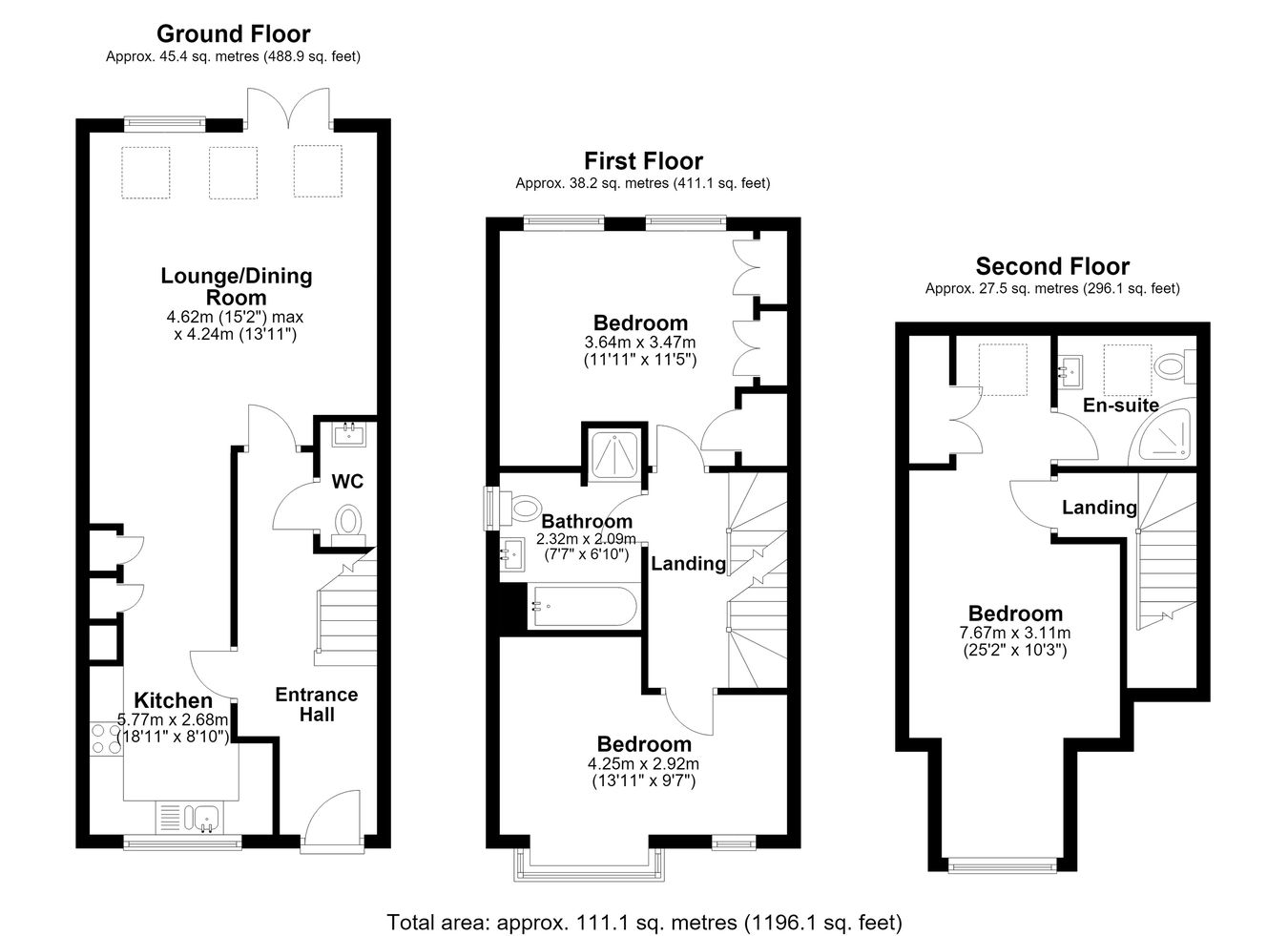 8, Kings Way, Folkestone floorplan