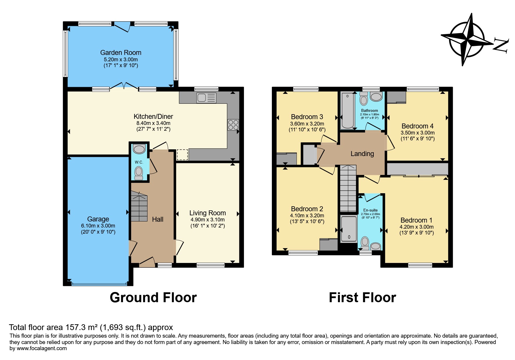 2, Castle Way, Newport floorplan