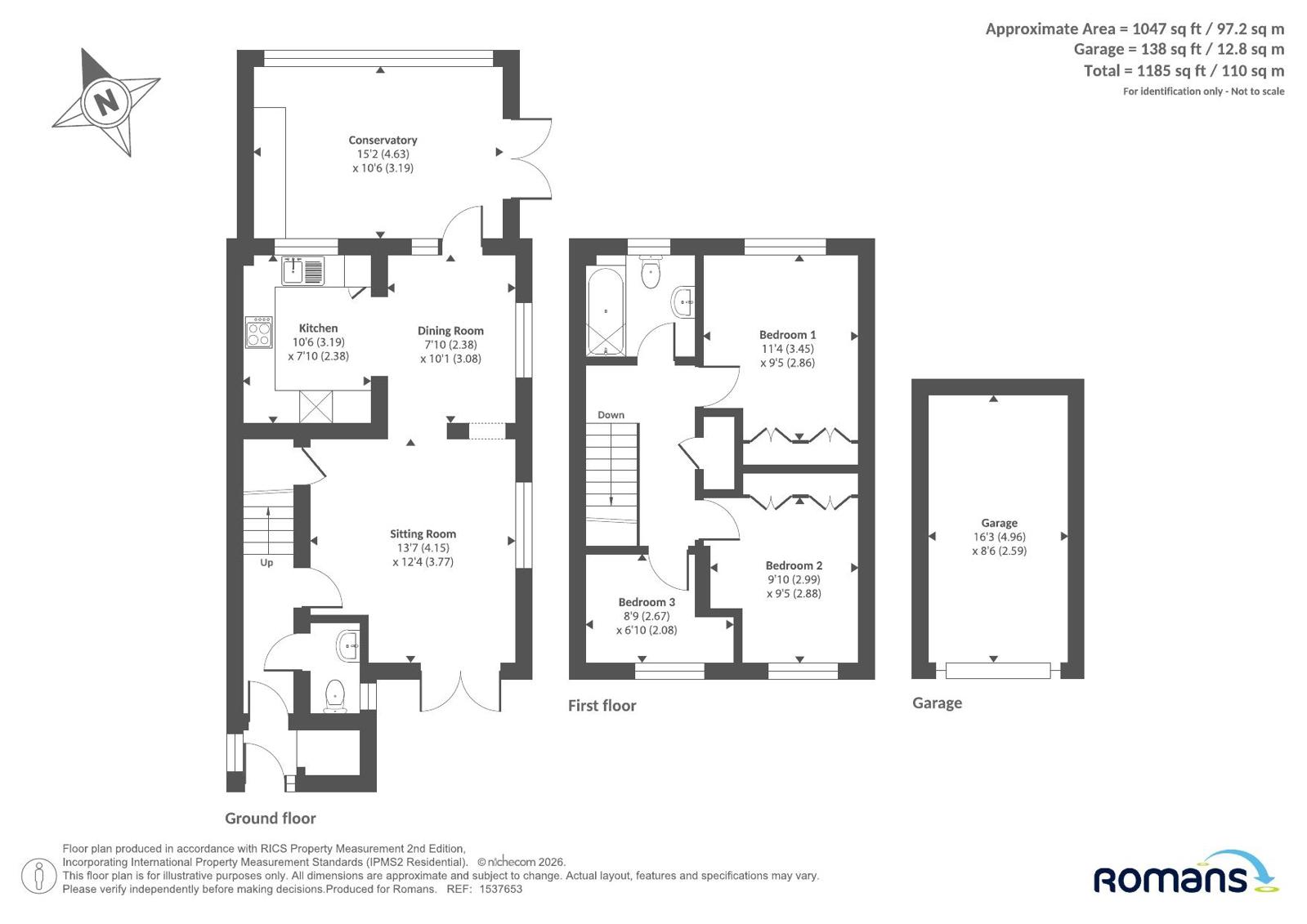 Lowden Close, Hampshire floorplan