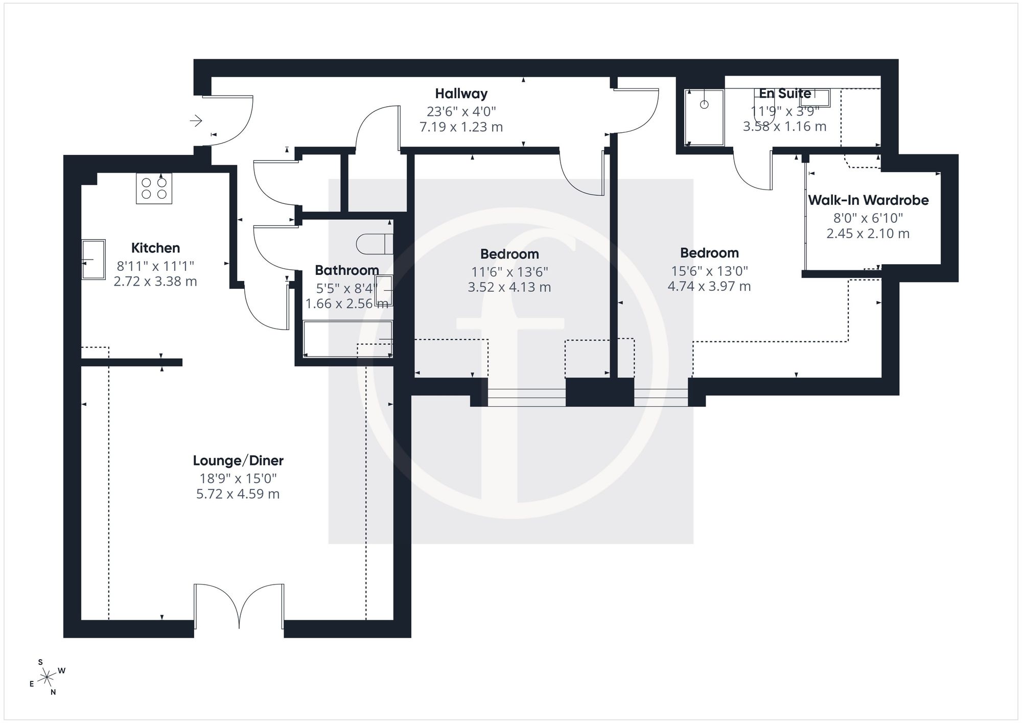 Flat 19, Flagstaff House, Southampton floorplan
