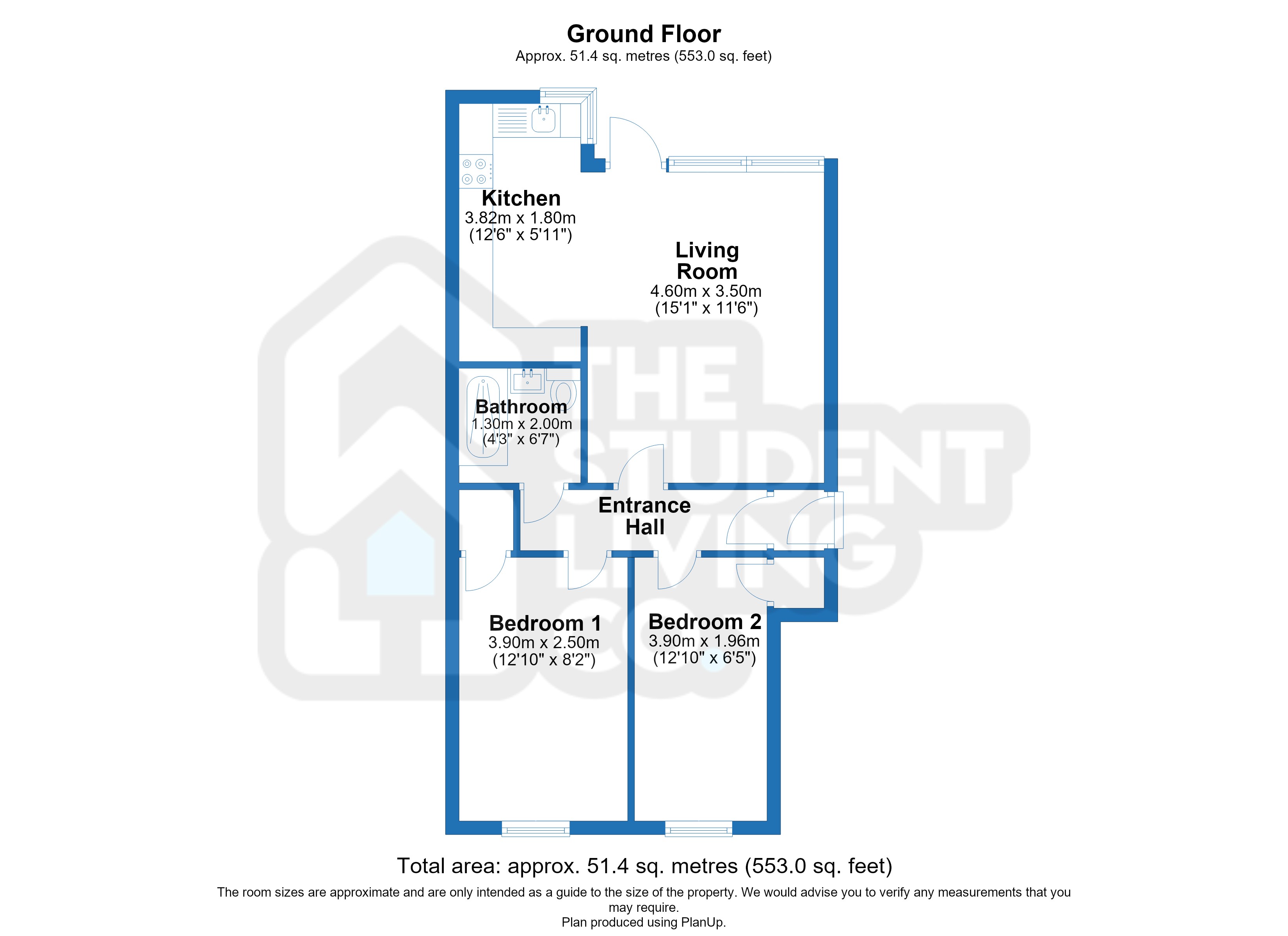 Carter Gate, Nottingham floorplan
