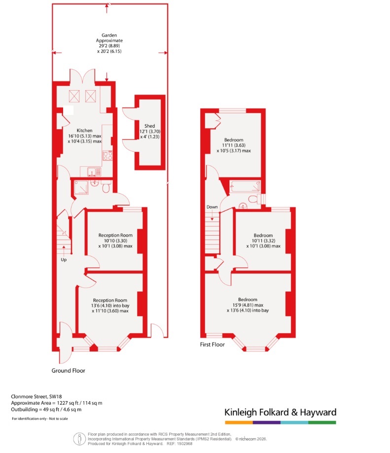 179, Clonmore Street, London floorplan