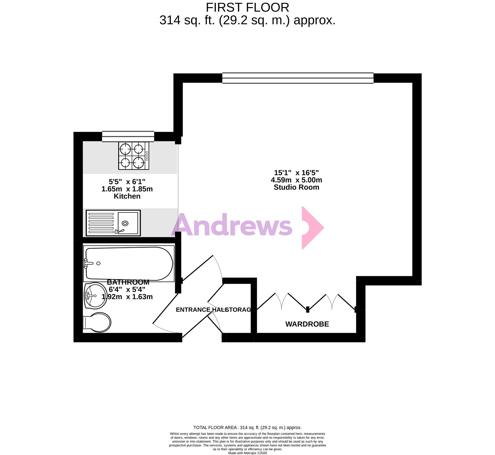 Flat 14,, Shelburne Court, London floorplan