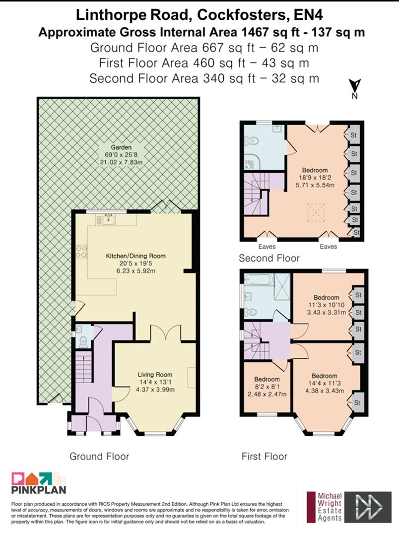 8, Linthorpe Road, Cockfosters floorplan