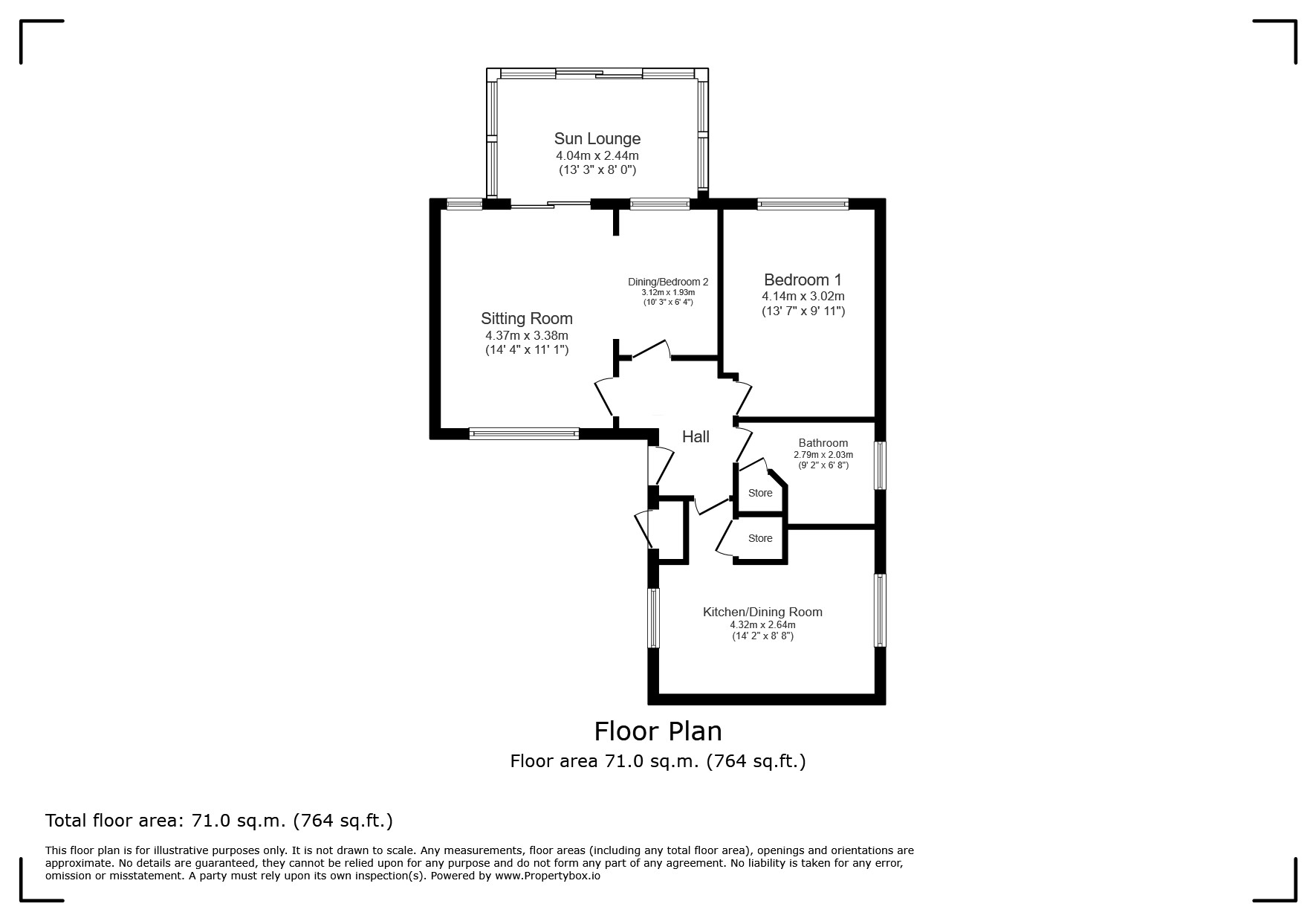 1, Ettrick Park, Chester floorplan