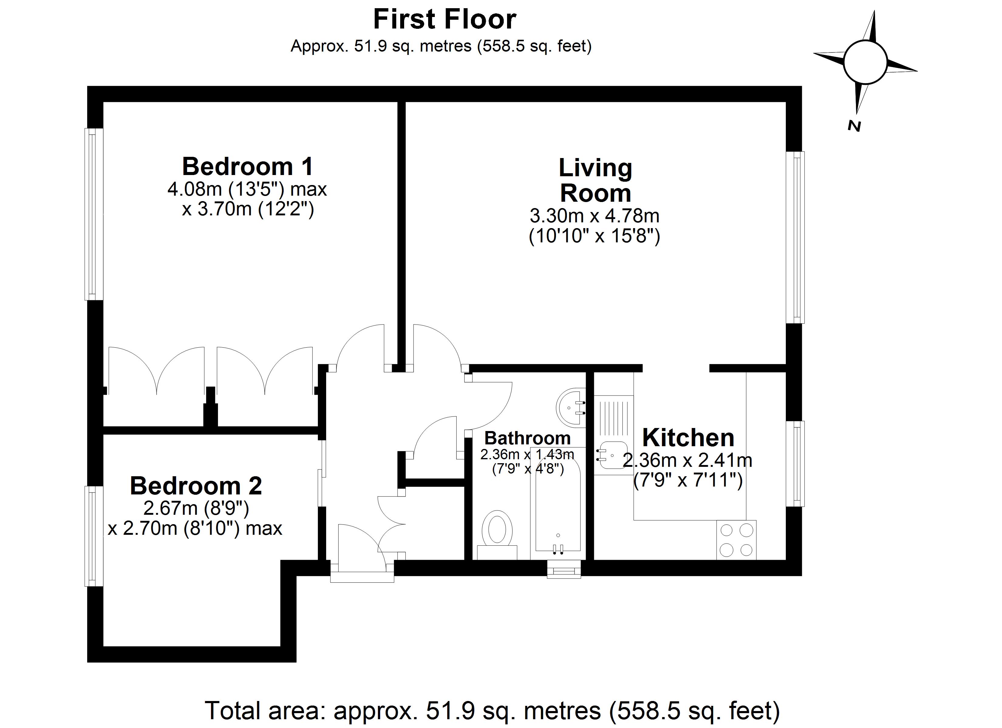 Peregrine Close, Watford WD25, 2 bedroom flat for sale 61714425 PrimeLocation