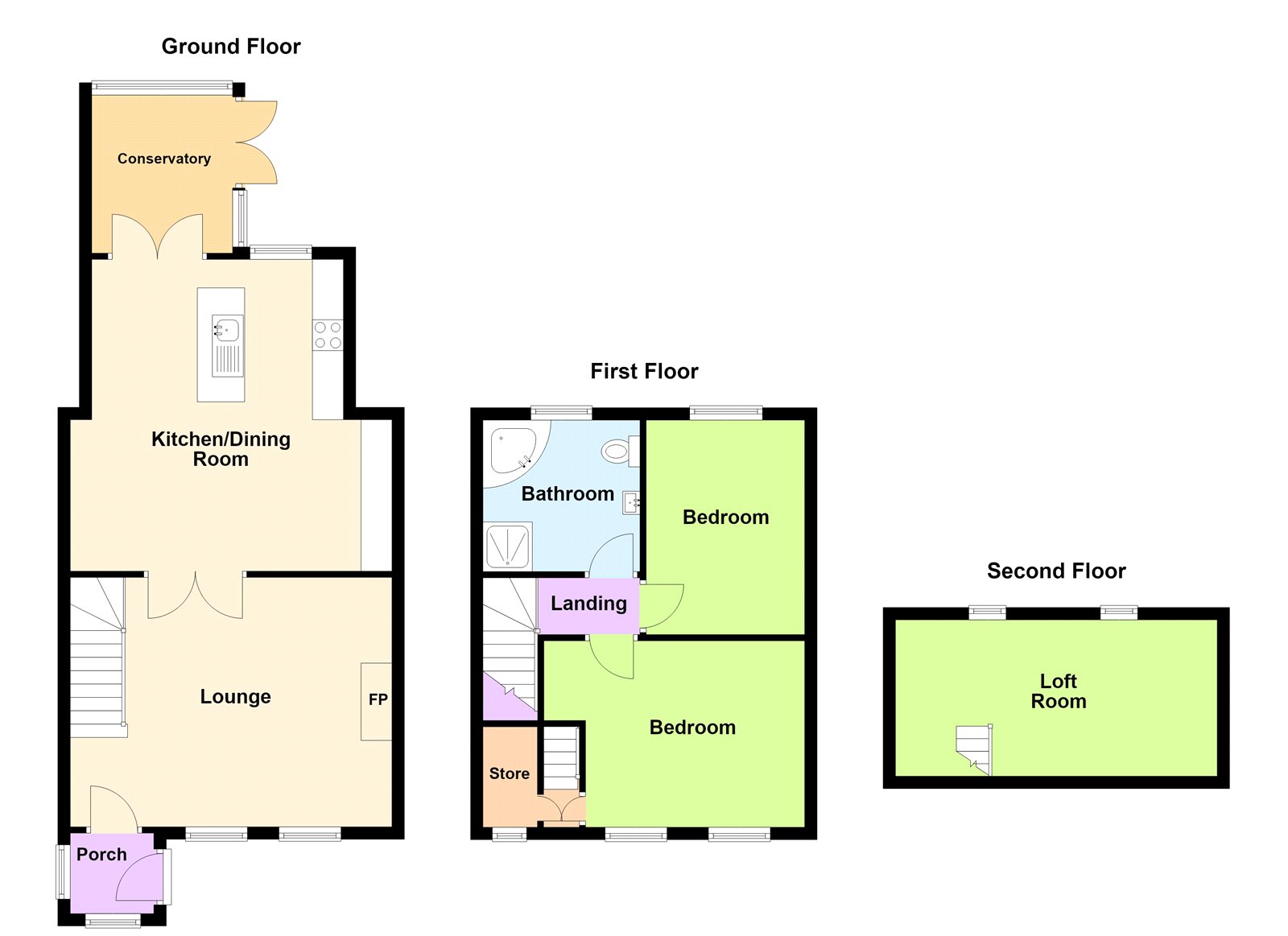 21, Coronation Avenue, Pembrokeshire floorplan