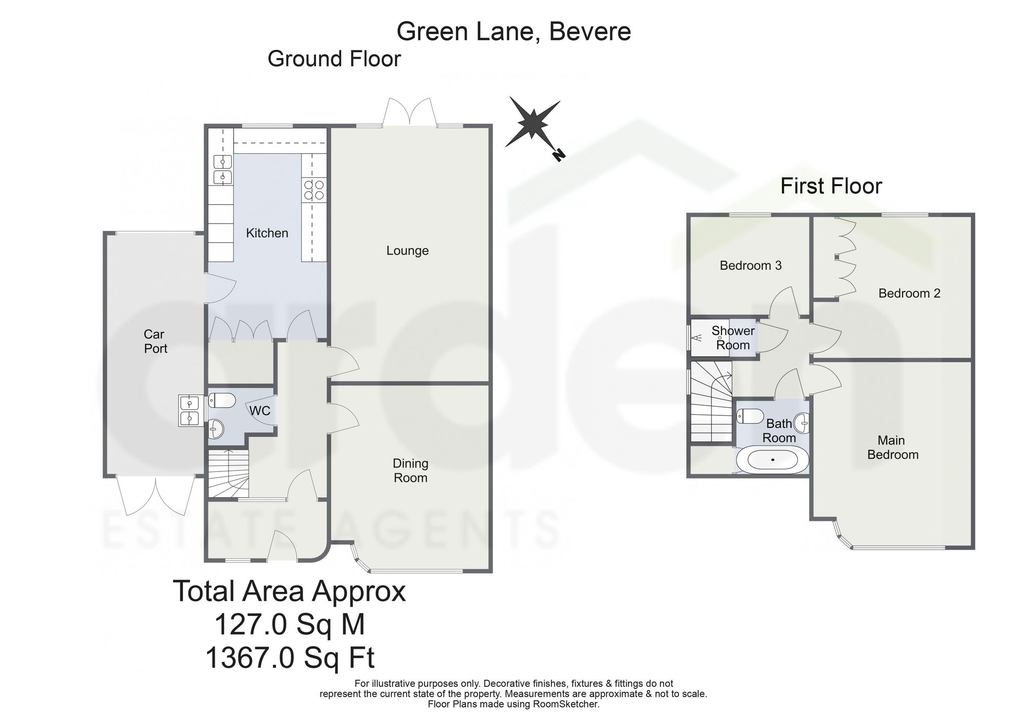 17 Green Lane, Worcester floorplan