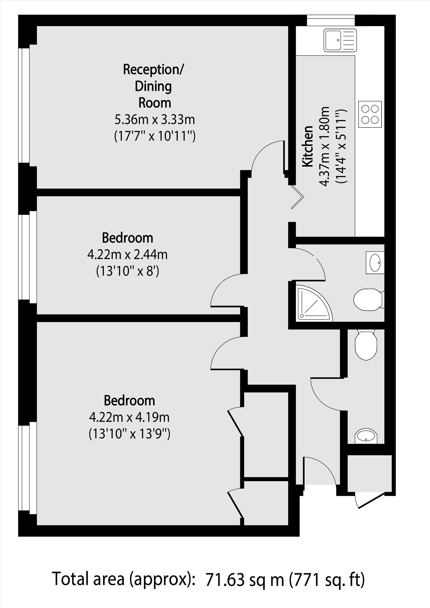 11 Red Lodge, 1, Hillside Road, London floorplan