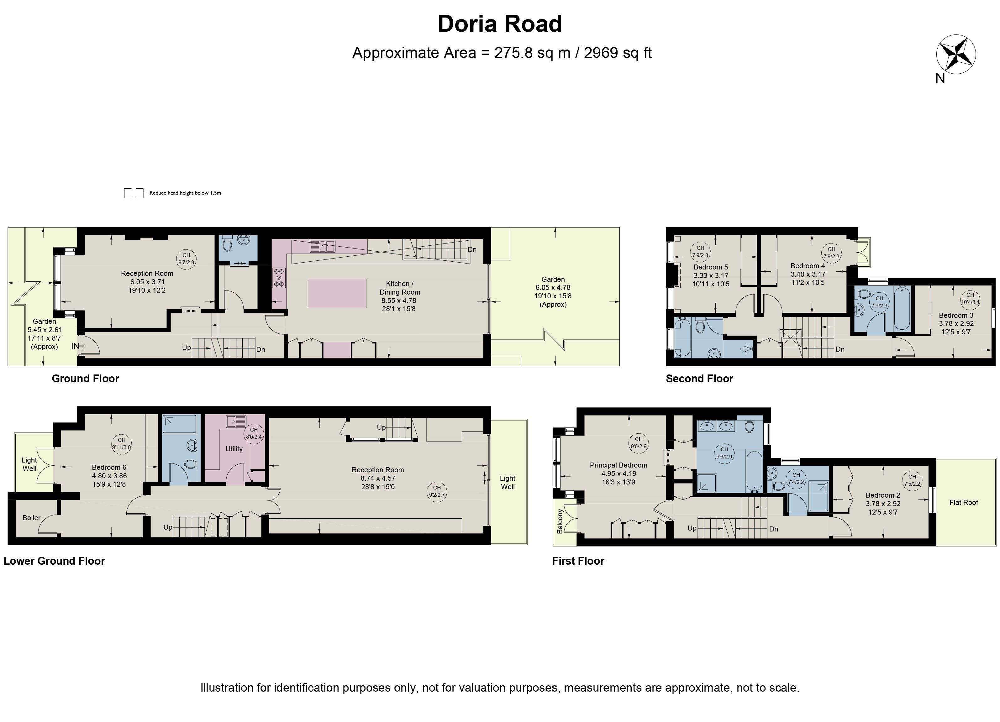 5, Doria Road, London floorplan