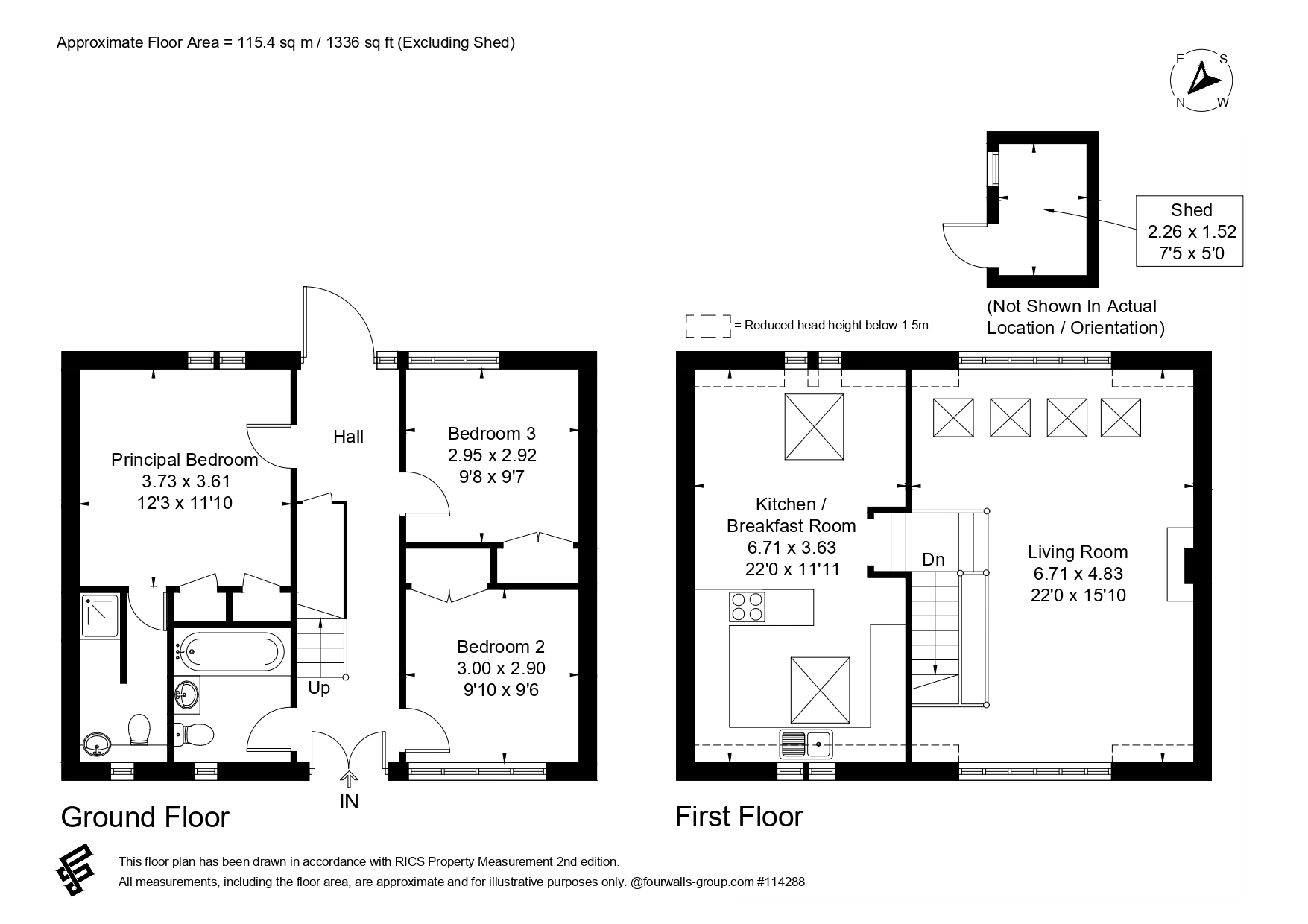 The Waggon House,, Church Road, Stockbridge floorplan