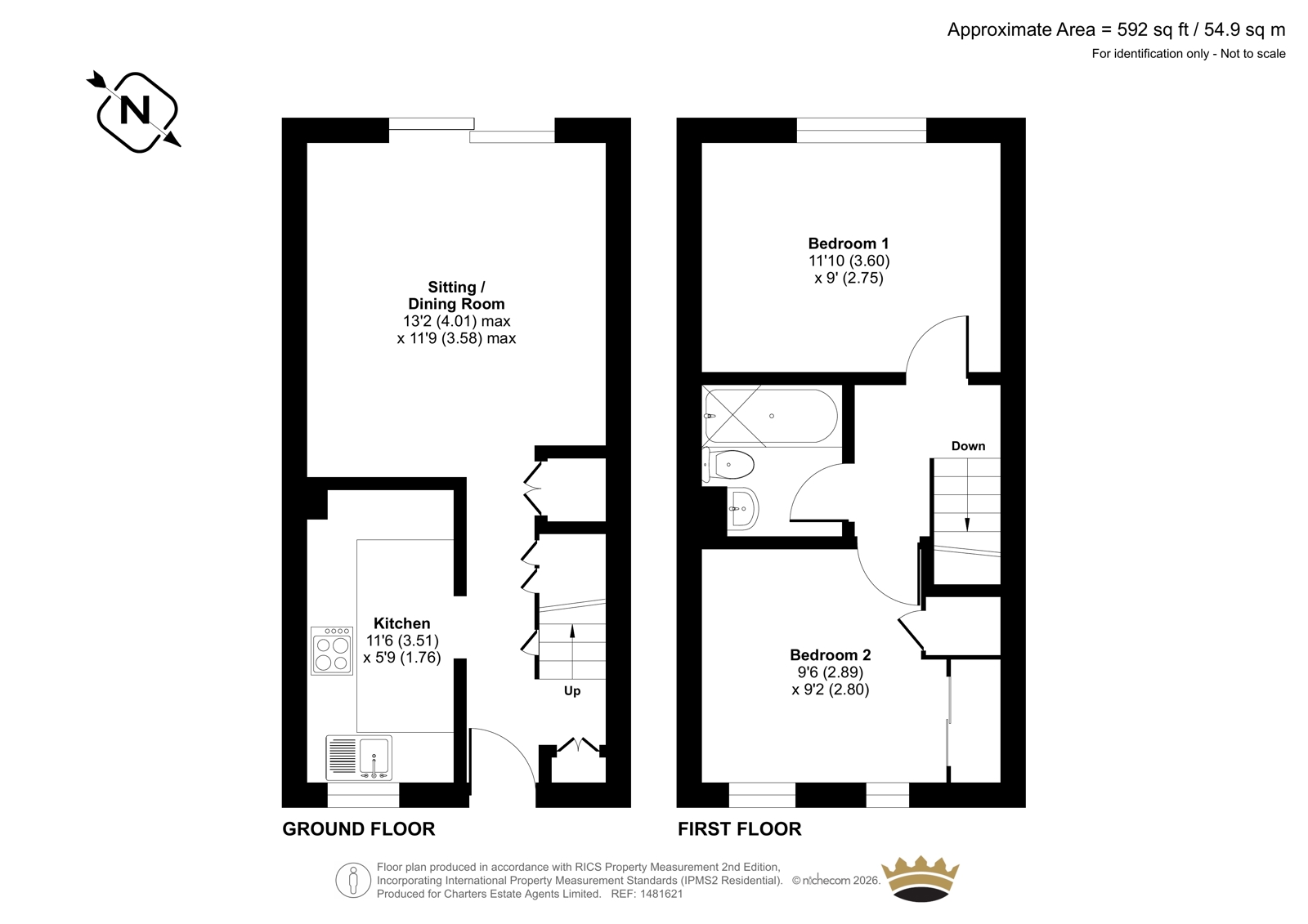 7, Feltham Close, Hampshire floorplan