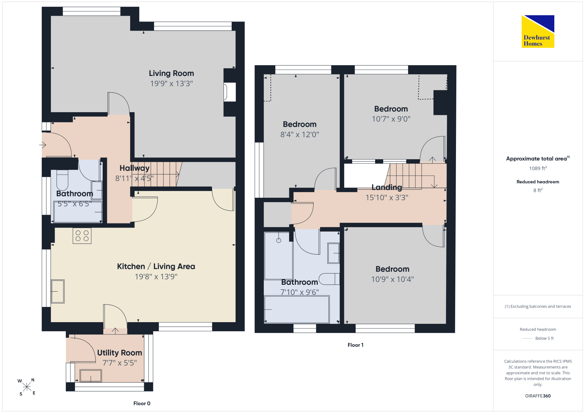 5, Conway Close, Preston floorplan