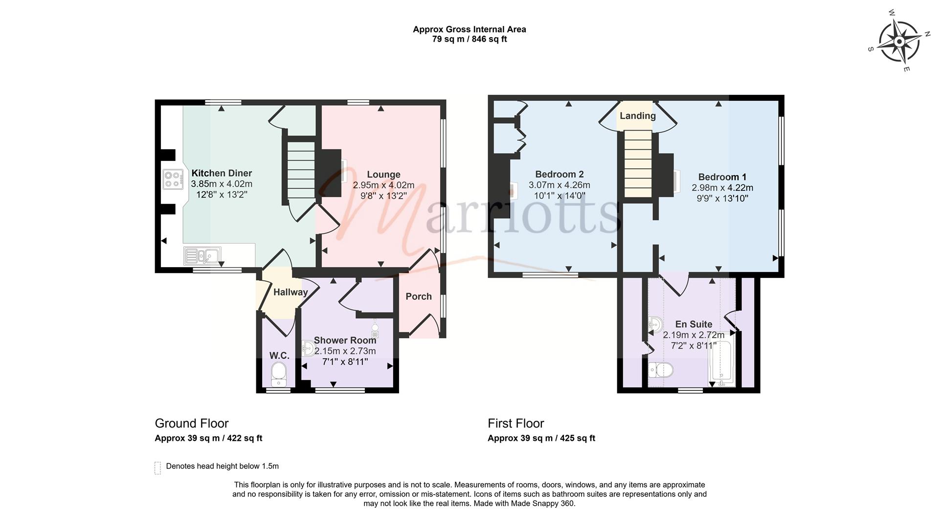 124, Main Street, Nottingham floorplan