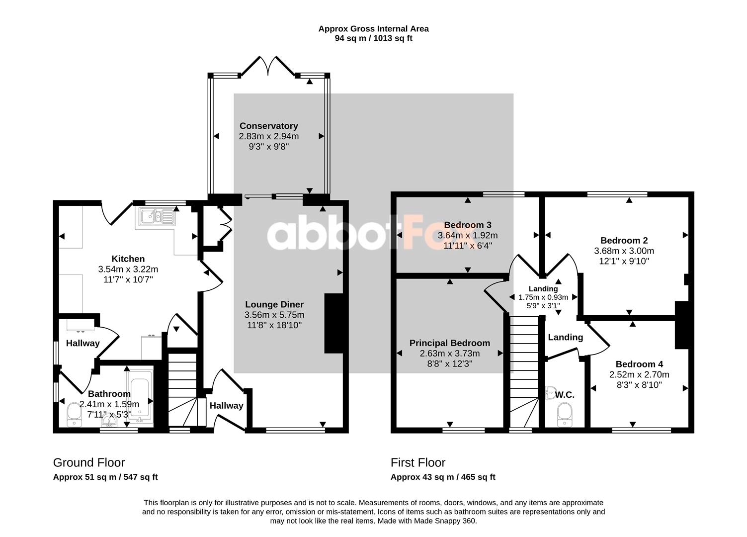 Becclesgate, Dereham floorplan