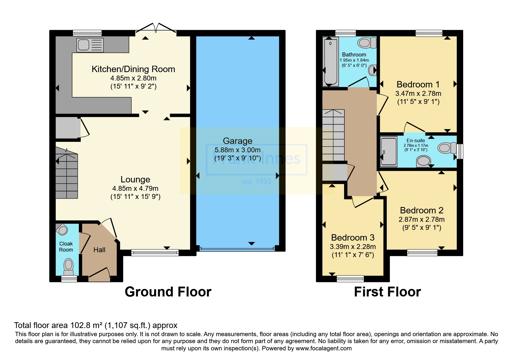 9, Chimneypot Lane, Derbyshire floorplan
