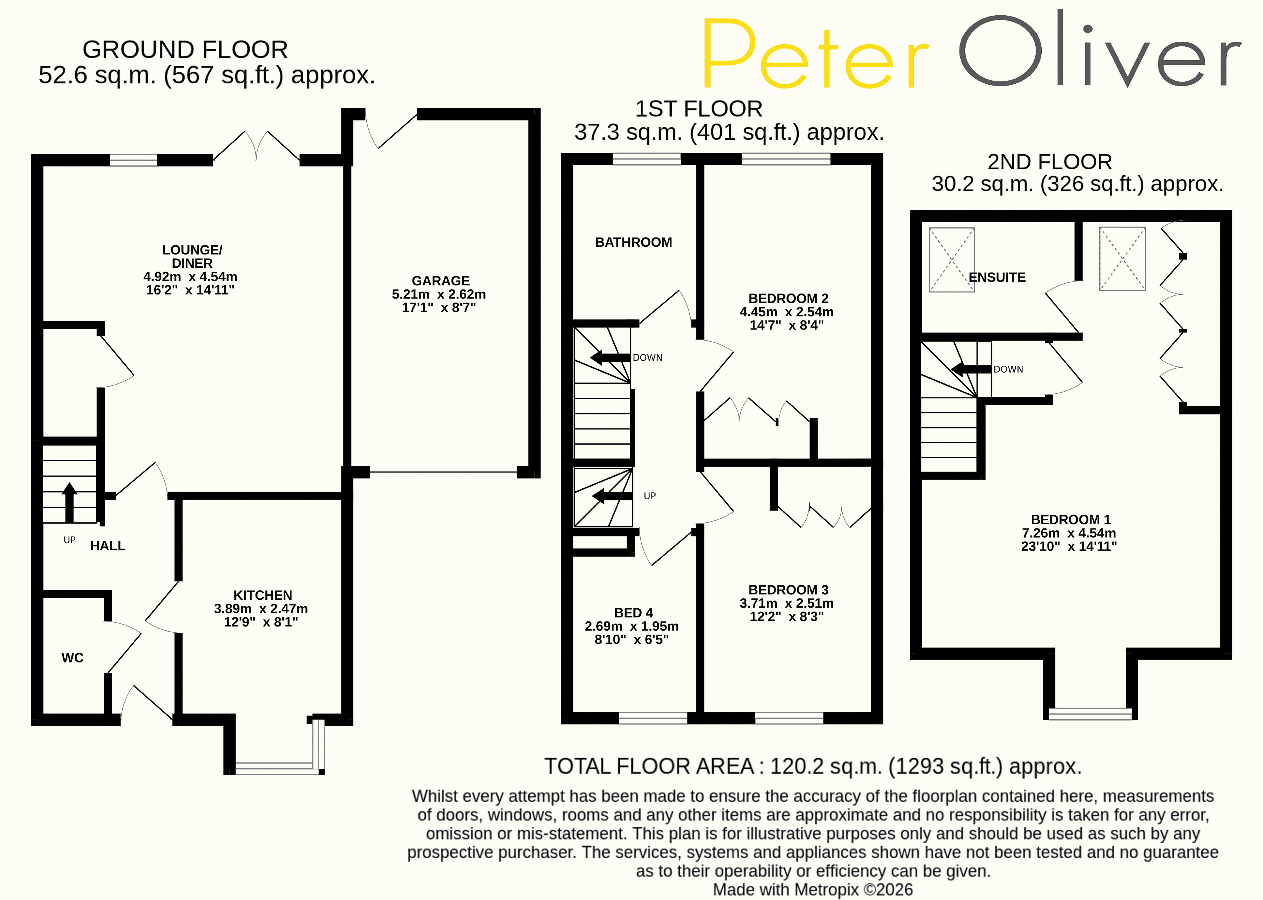 57, Ashengate Way, Uckfield floorplan