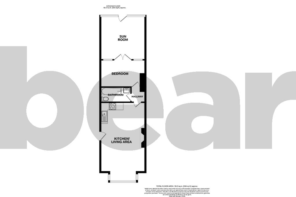 19B, Cobham Road, Westcliff-on-Sea floorplan