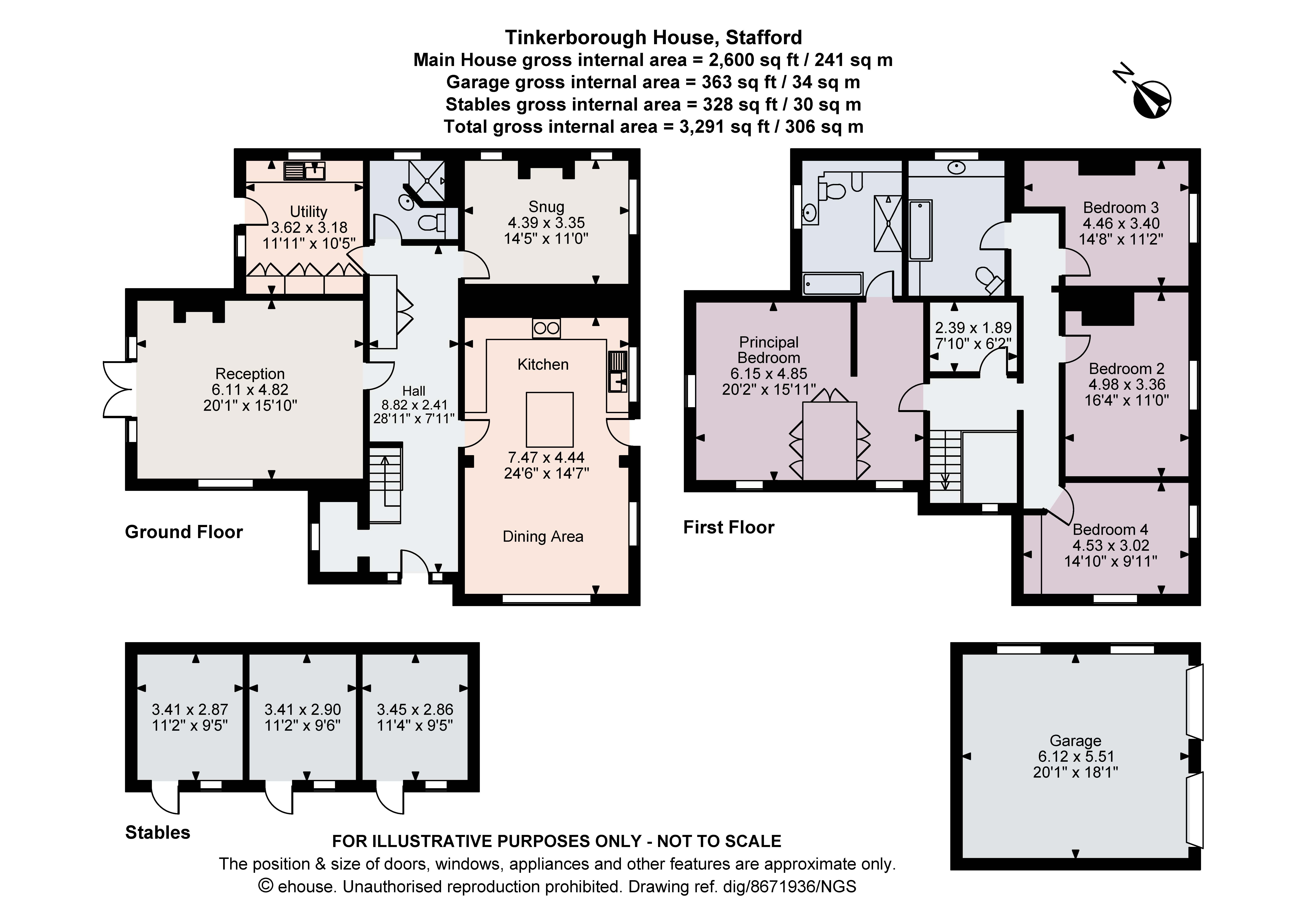 Tinkerborough House,, Weston Bank, Staffordshire floorplan