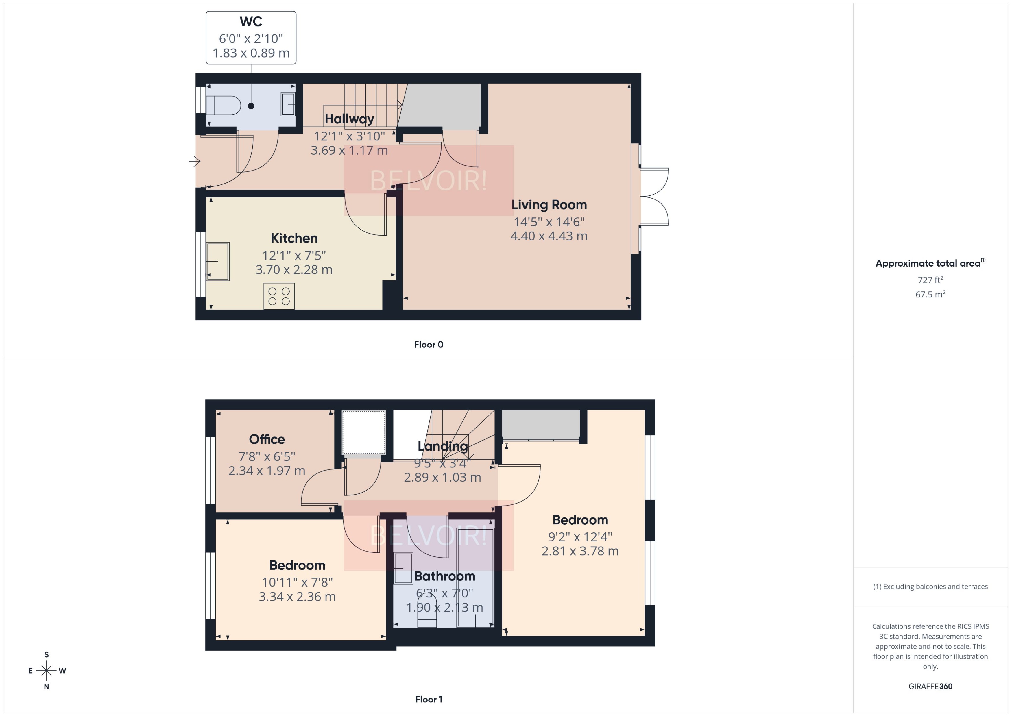 51, Prestwich Gardens, Llay floorplan