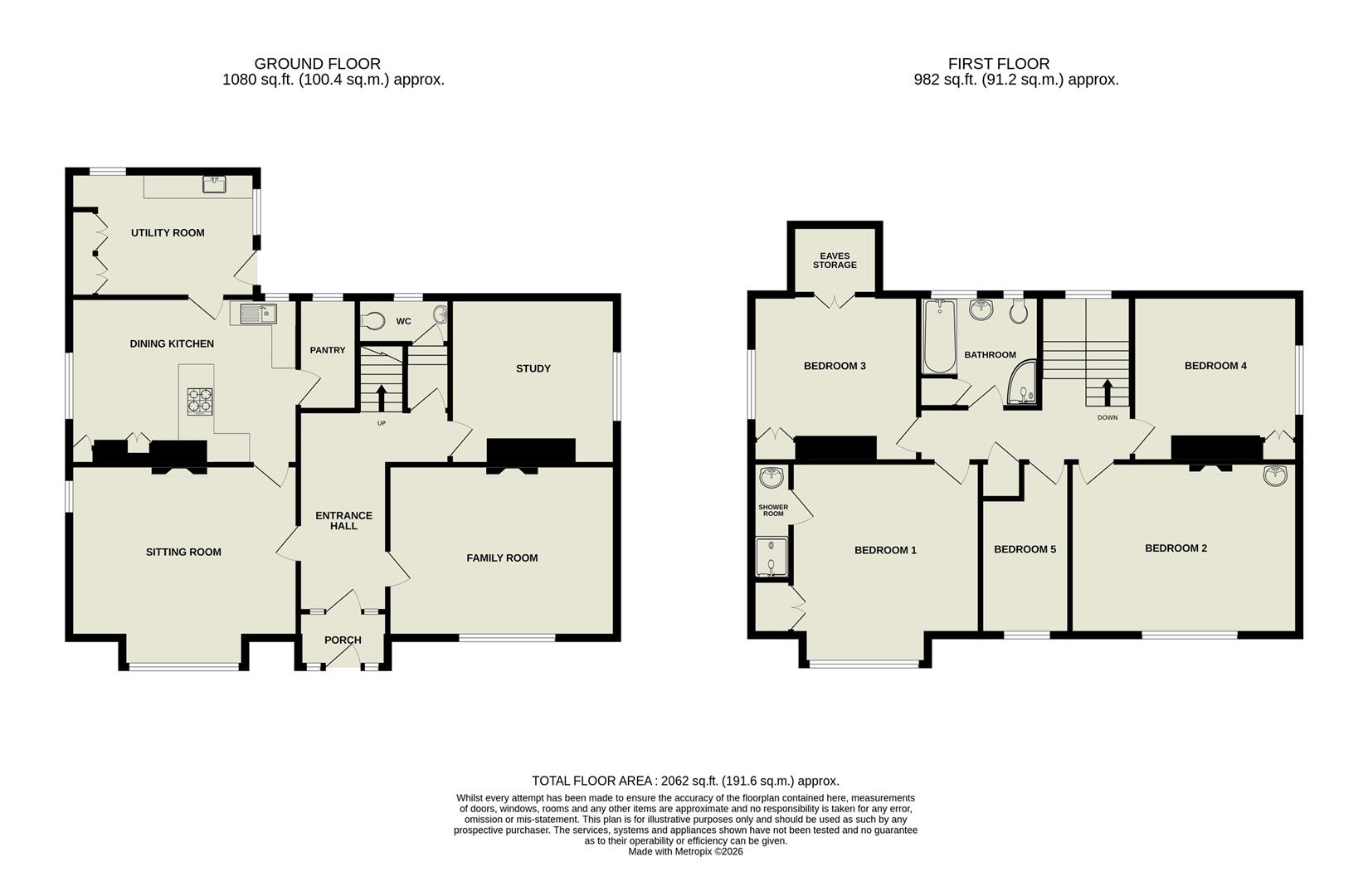48, Bolling Road, Ilkley floorplan