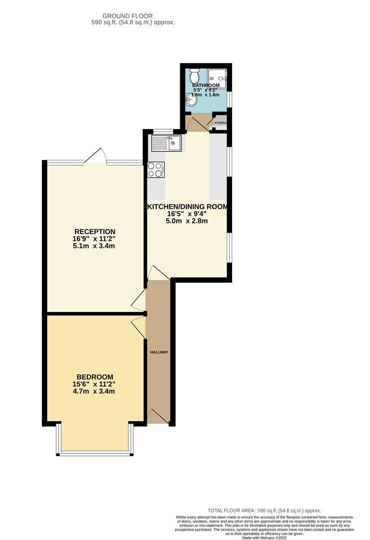 12A, Hall Lane, Chingford floorplan