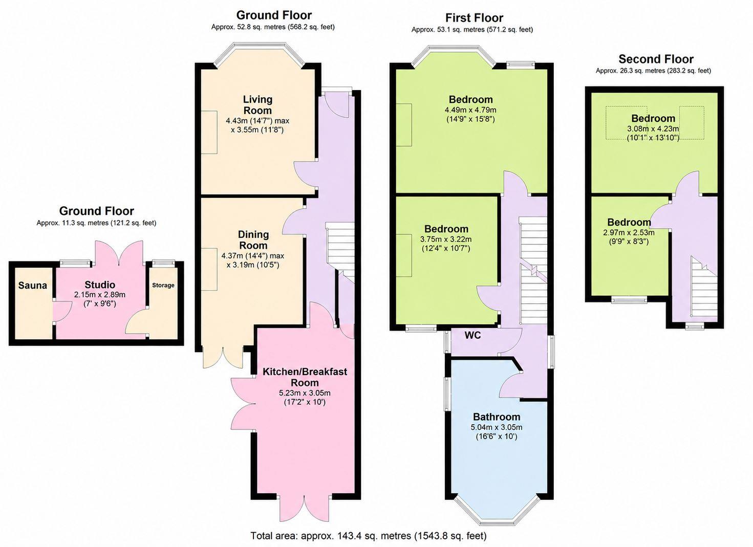 4, Woodlea Road, Worthing floorplan